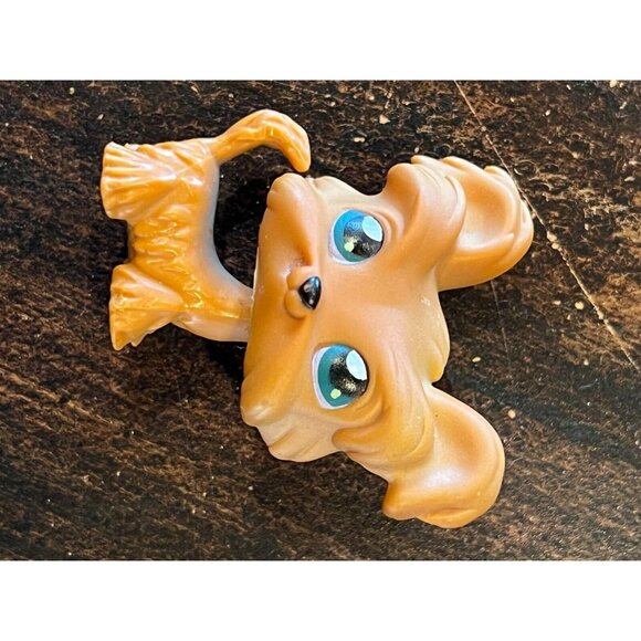 Littlest Pet Shop LPS #6 Terrier Dog 6 puppy Cake Topper Figure Shih Tzu FlAw - Picture 4 of 4